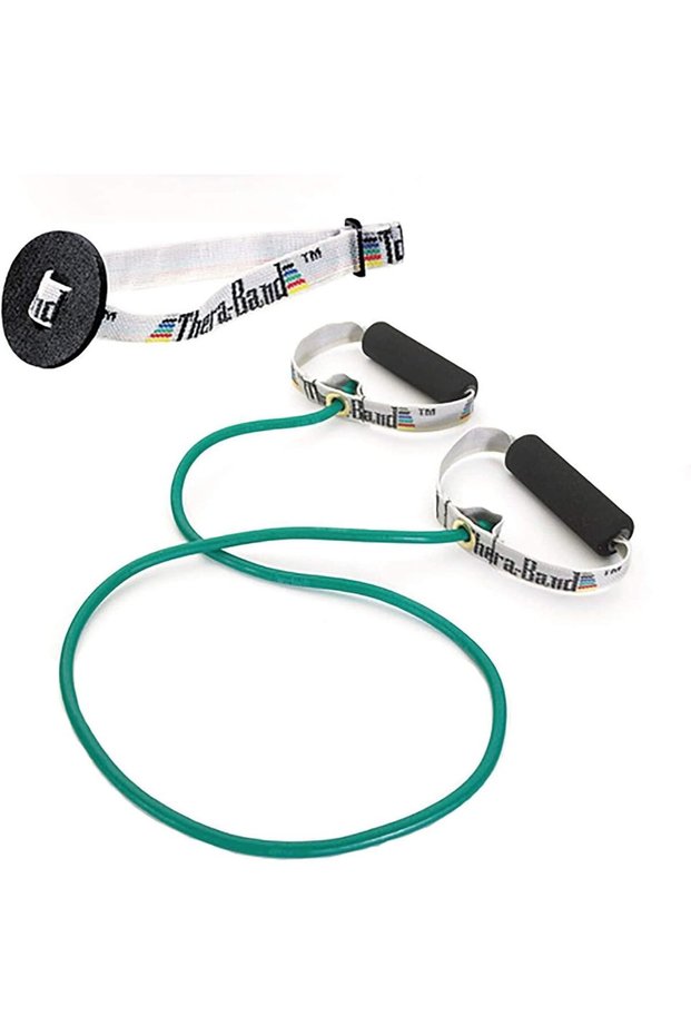 Professional Latex Resistance Tubes with Handles For Full Body Exercise, Physical Therapy, Lower Pilates, At-Home Workouts, Portable Fitness, Toning Workouts, and Rehab, Soft Handles