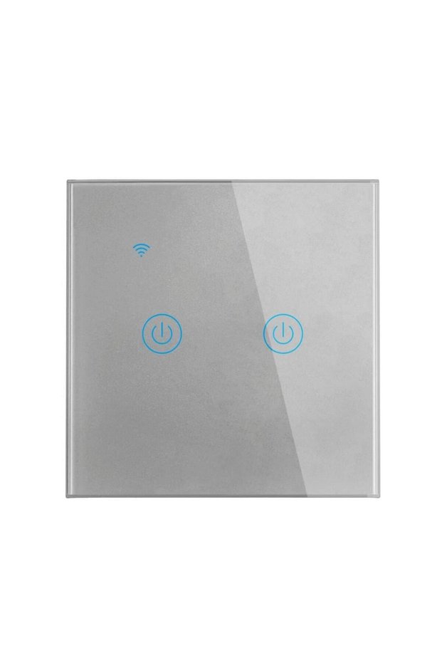 WiFi Smart Wall Light Switch,Compatible with Google Home & Alexa, Touch & App Remote Control, Timing