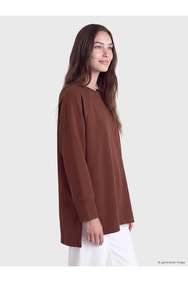 Esvab • Modern & Distinctive Soft Touch Women's Sweatshirt Tunic