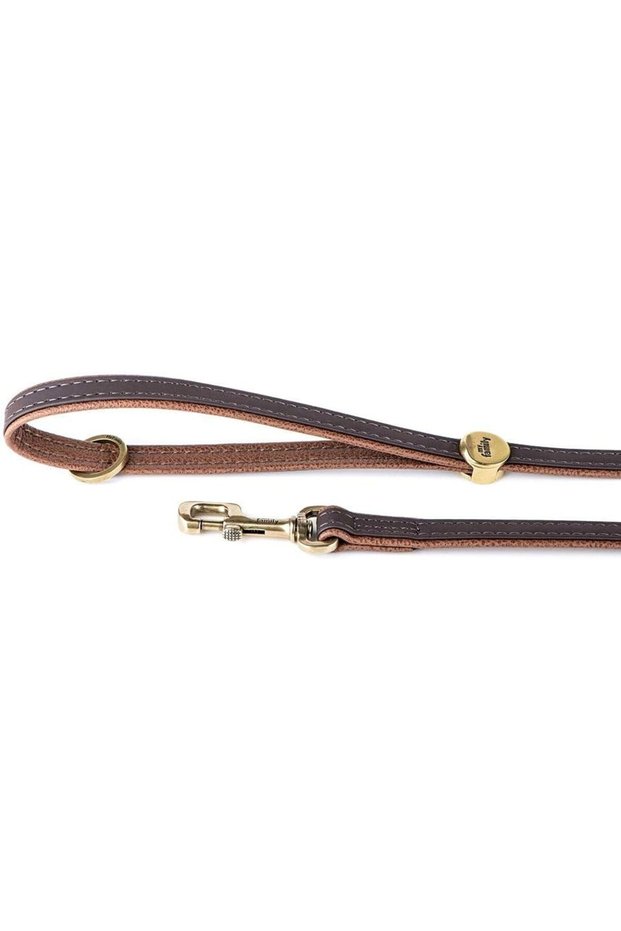 MF BILBAO Leash LEATHER Brown 110x1.6cm