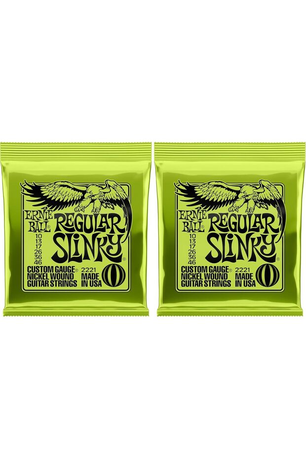 2221 Regular Slinky Nickel Wound Electric Strings (Pack of 2)