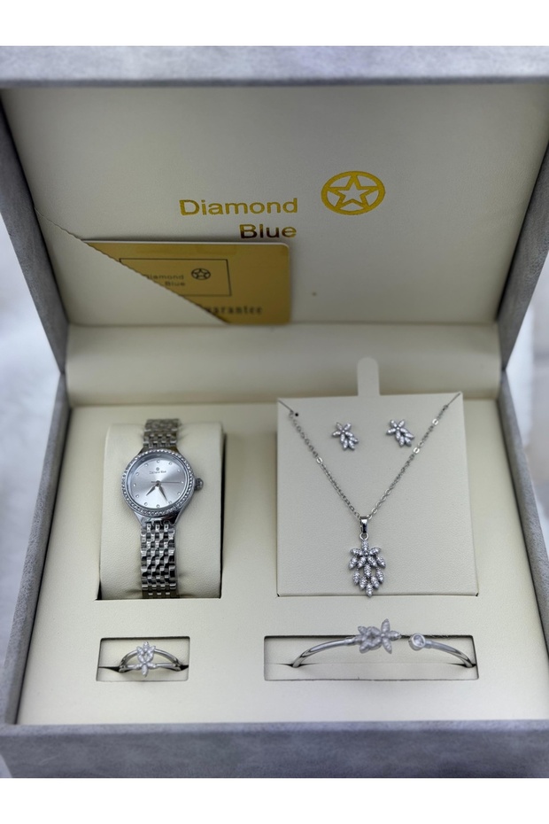 Diamond Blue Silver Luxury Set - Diamond Blue
