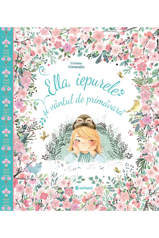 Ella, the rabbit and the spring breeze