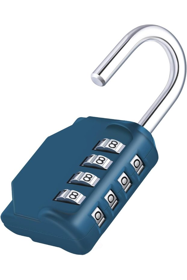 Combination Padlock for Locker, Code Padlock Outdoor (Peacock Blue)
