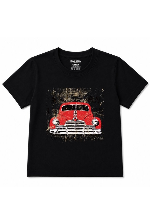 American Classic 1976 - Vintage Red Car Kids Graphic T-Shirt
