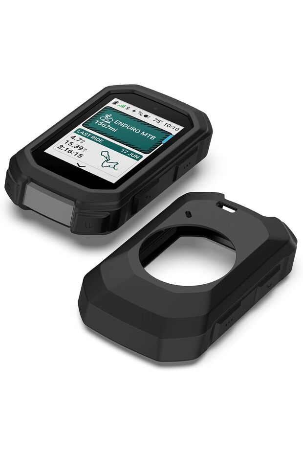 غطاء حماية بديل للساعة الذكية متوافق مع غطاء سيليكون Garmin Edge MTB المضاد للسقوط