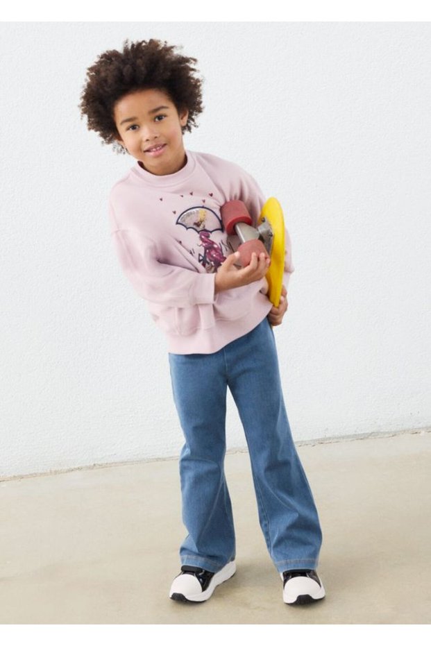 Girl's Sweatshirt Leggings Set Powder 4732
