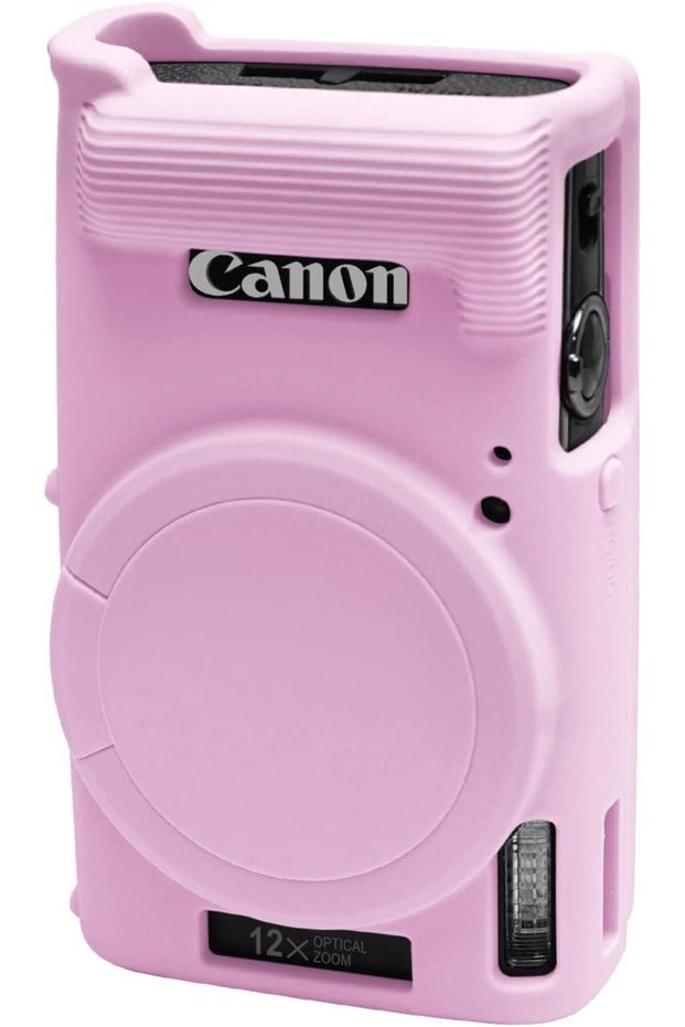 حافظة لكاميرا كانون IXUS 285 HS/IXY 650/ ELPH 360، لون وردي