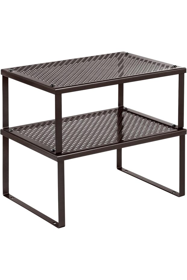 Spice Rack, Cabinet Shelf Organizers, Shelf Organizer, Countertop Organizer, Shelf Riser, Stackable,