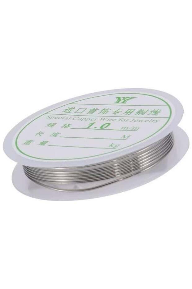 1.0 mm Beading Wire Handmade Style and Shaping Wire DIY Jewelry and Jewellery Wire Silver Color S