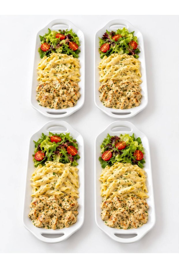 4-Piece Chicken World Plate 32X14 cm