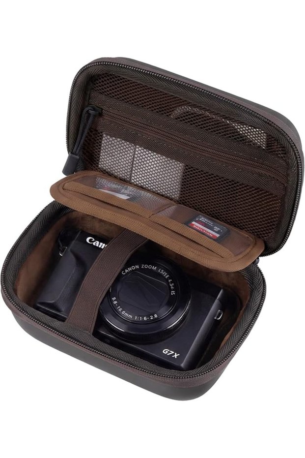 حافظة كاميرا رقمية صلبة من ProCase لكاميرا كانون G7X Mark III - باللون الأبيض
