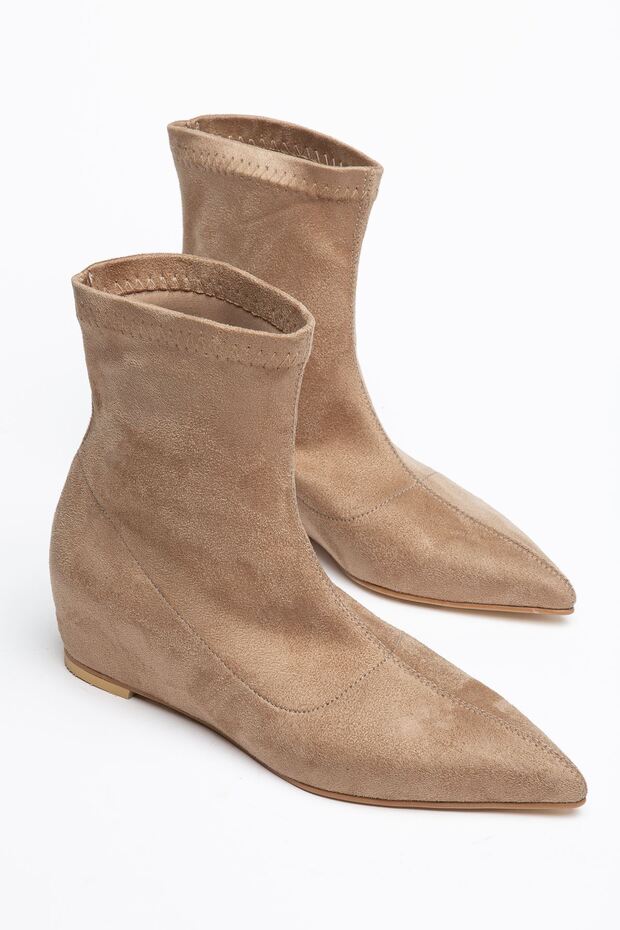 Melisa Women's Mink Suede Hidden Heel Boots