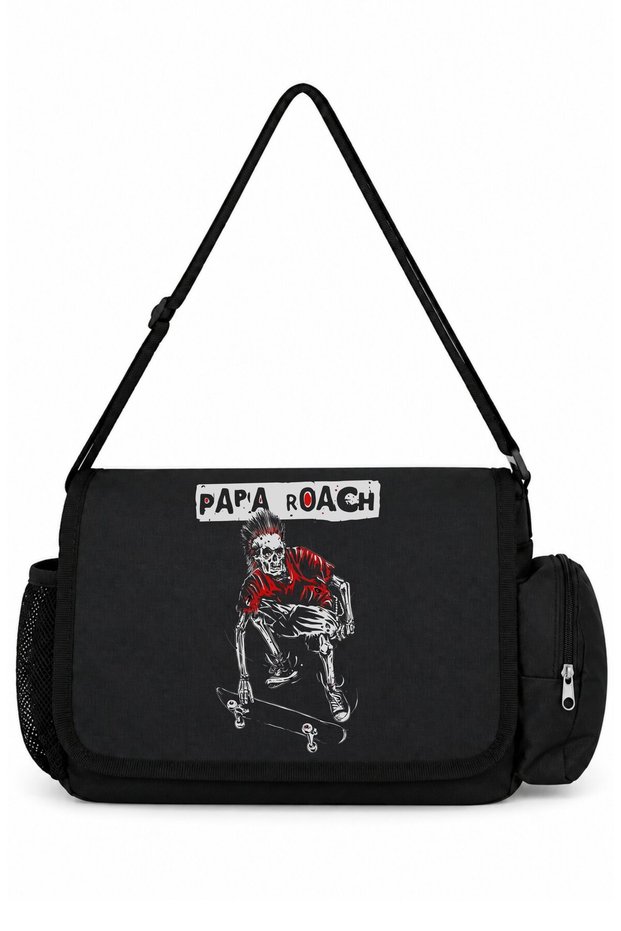 Papa Roach Rock Metal Music Band Printed School, Sports, Office Multi-Purpose Messenger Bag