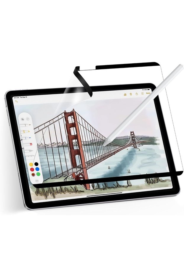حامي الشاشة المغناطيسي القابل للإزالة بملمس الورق لـ Surface Pro 7/6/5/4/3 (2015-2020) 12 بوصة، شاشة