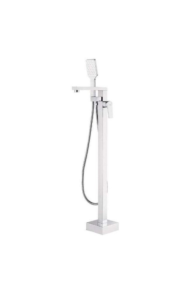 Milano Yana Free Standing Bath Mixer Chrome Floor Mounted