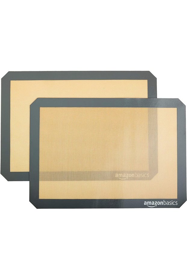 Rectangular Silicone Baking Mat, Old Standard, 2 Count, 42 x 29.5 cm