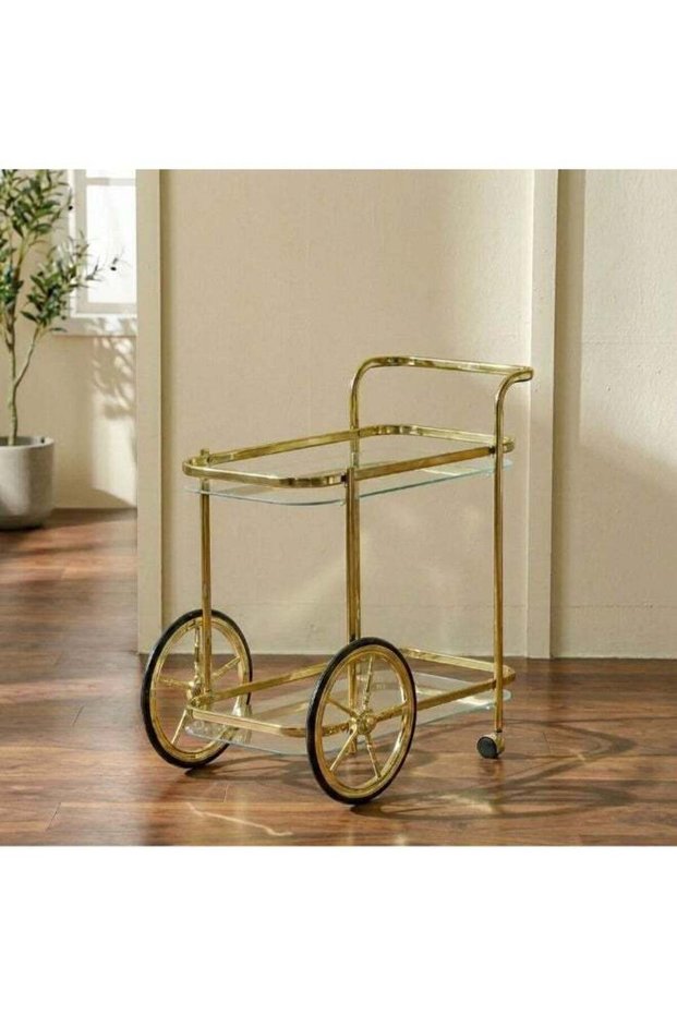 Raven 2 Tier Serving Trolley | Kitchen Trolley | Easy To U
