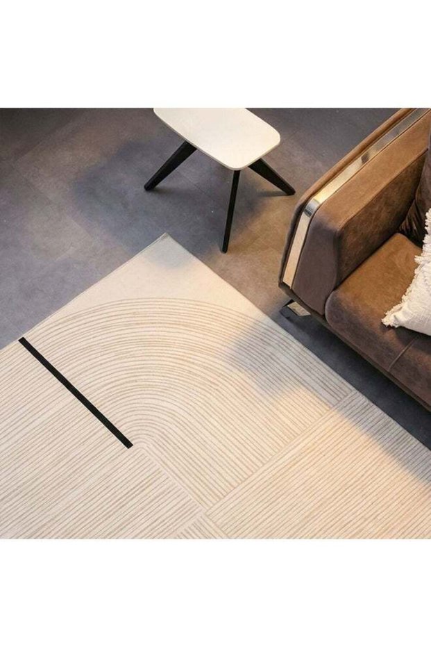 Galeria Lux Geometric Rug White Black 200 x 300 cm Modern Living Room Carpet