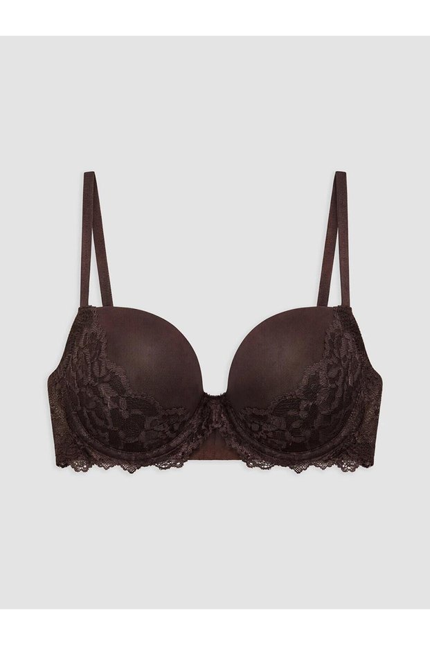 Underwired Non-Padded Lace T-Shirt Bra (W6)