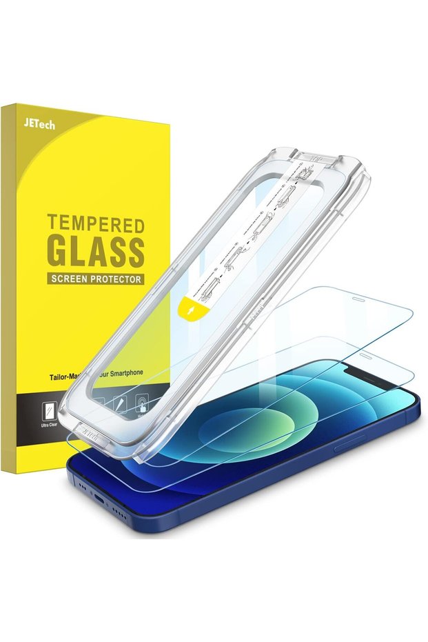 One Touch Screen Protector for iPhone 12/12 Pro, 2-Pack