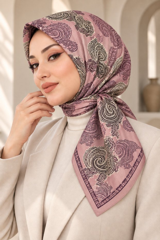 Patterned Soft Scarf - 065