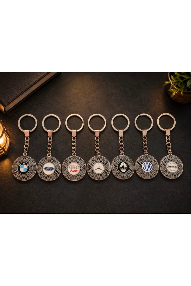 Car Brand Logo Metal Auto Keychain (1 Piece Is Sent)