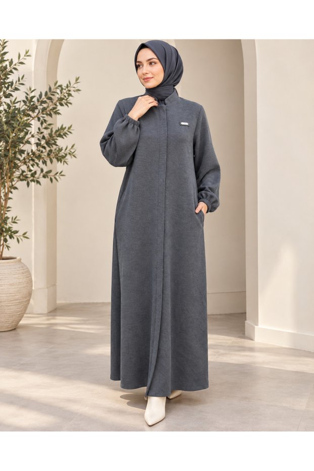 Kışlık Şönil Örme Kumaş Comfort Ferace