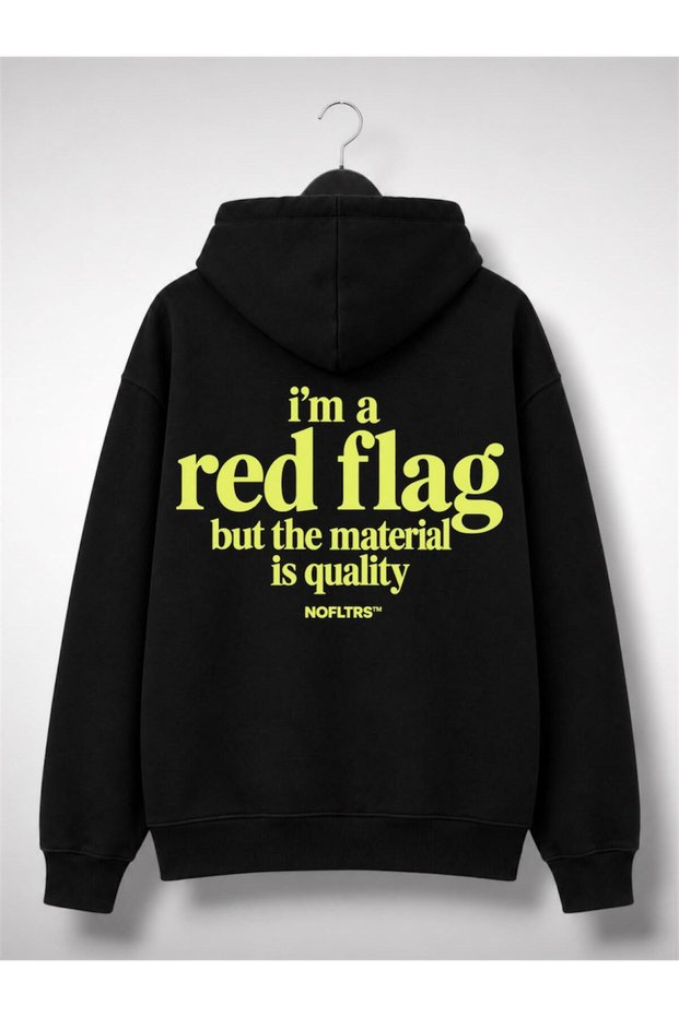 New Season Printed 3 Yarn Cotton Hooded Sweatshirt