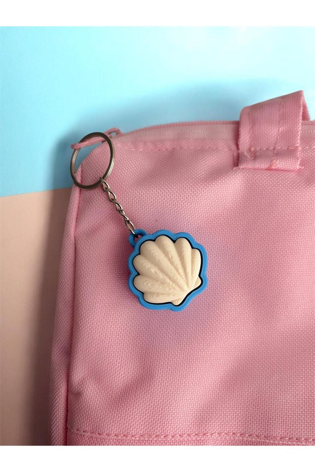 Sea Shell Clicker Bag Charm / Clicker Bag Accessory