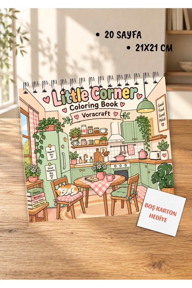 Little Corner Coloring Book, 21X21 cm Coloring Book 2by0018
