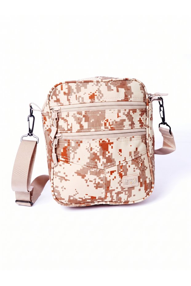 Multi-Pocket Crossbody Bag for Men & Women, Daily Casual Messenger & Shoulder Bag with Adjustable Strap