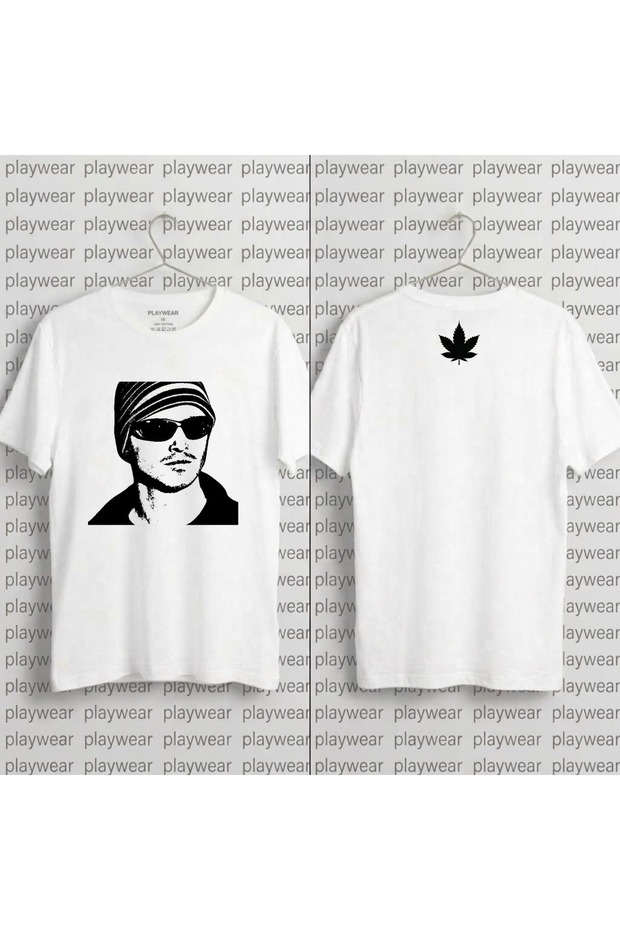 Portrait Printed 100% Cotton Crew Neck T-Shirt