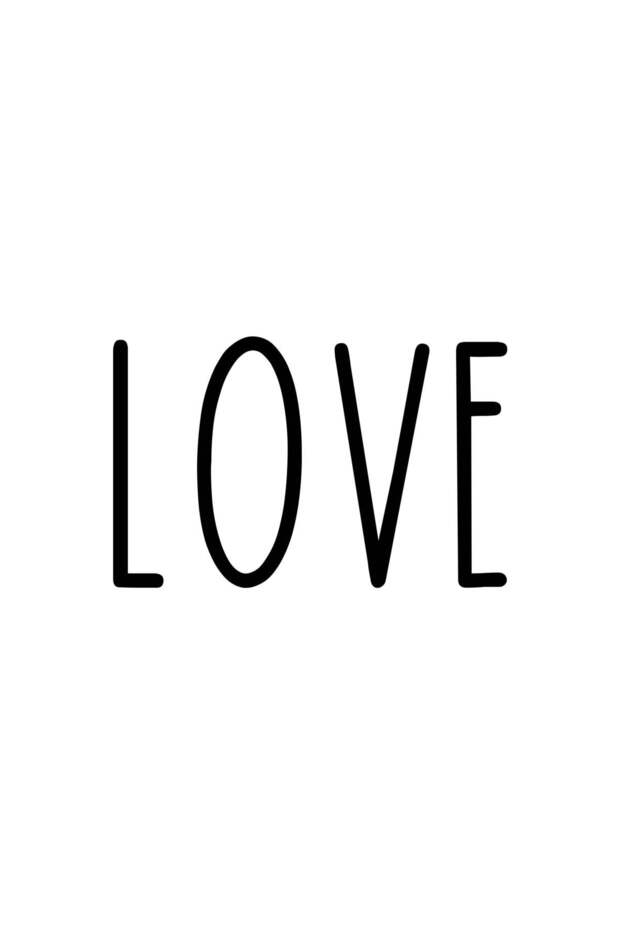 Love BandW Metal Poster - Magnetic Wall Art Print