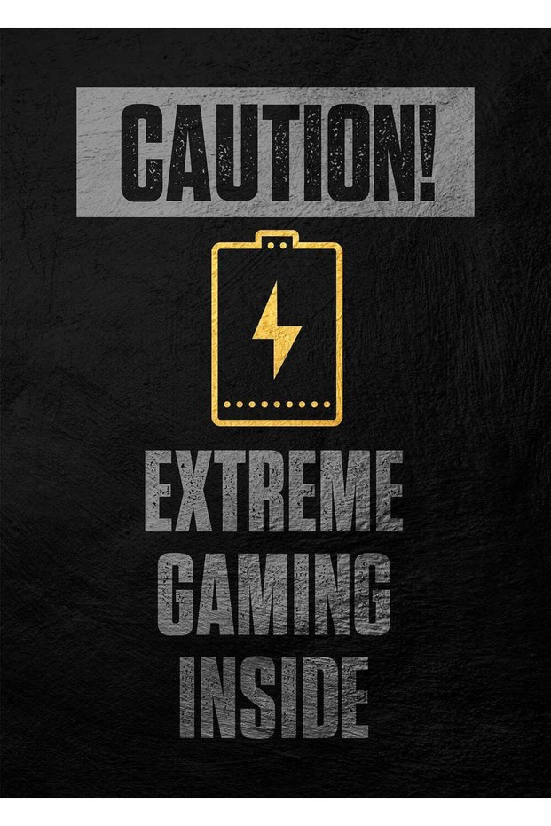 Extreme Gaming Metal Poster - Magnetic Wall Art Print