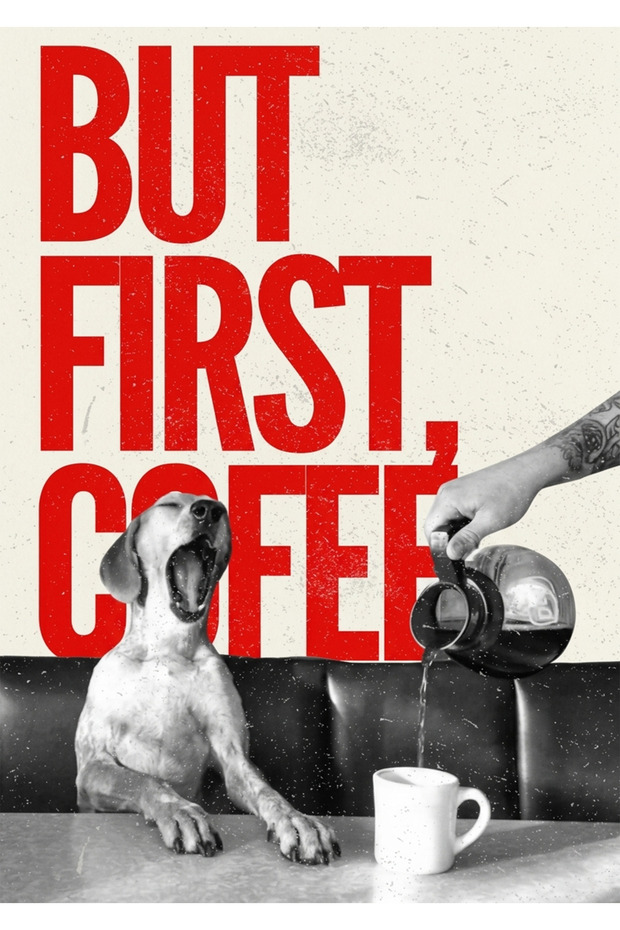 But First Coffee Metal Poster - Magnetic Wall Art Print