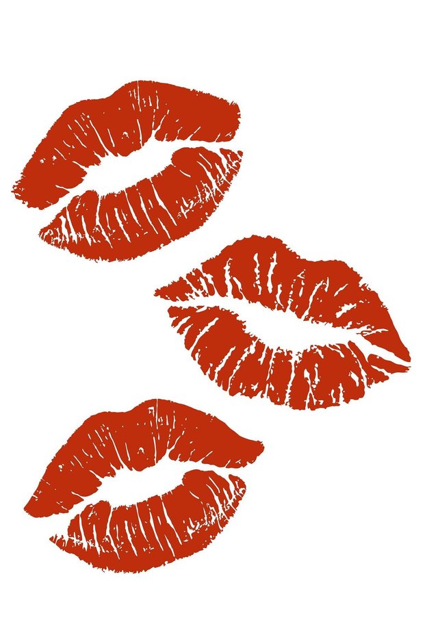 Lips Red Love Metal Poster - Magnetic Wall Art Print