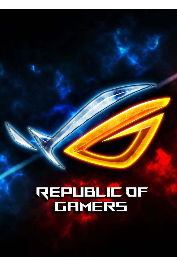 ASUS ROG Gaming Metal Poster - Magnetic Wall Art Print