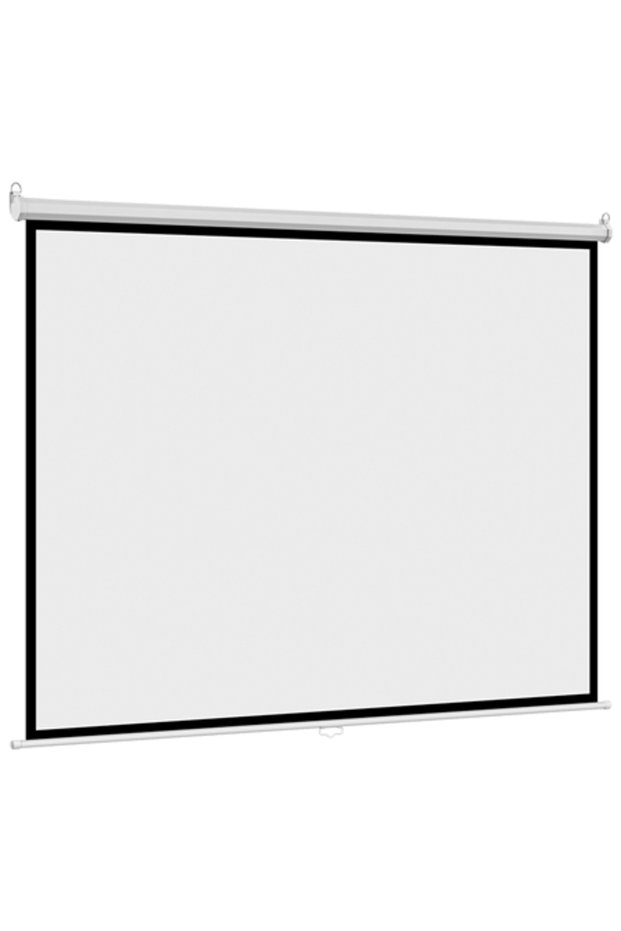 100-Inch Manual Projection Screen, 4:3 Aspect Ratio