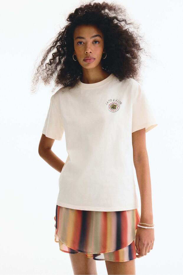 Appliquéd T-shirt