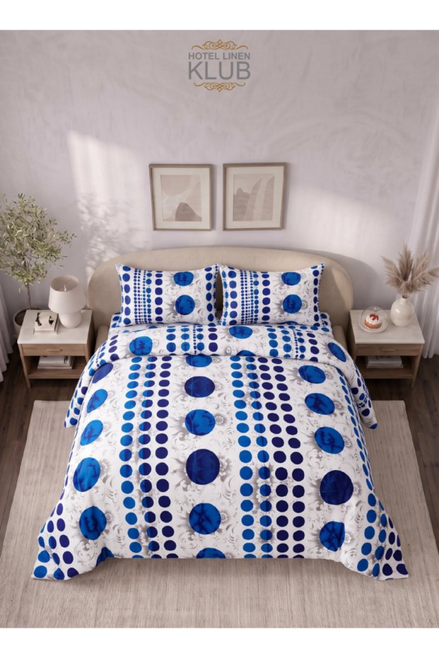 3-Piece Printed Duvet Cover Set – Single Size, 165 x 225 cm | Stylish Bedding Set for Bedroom