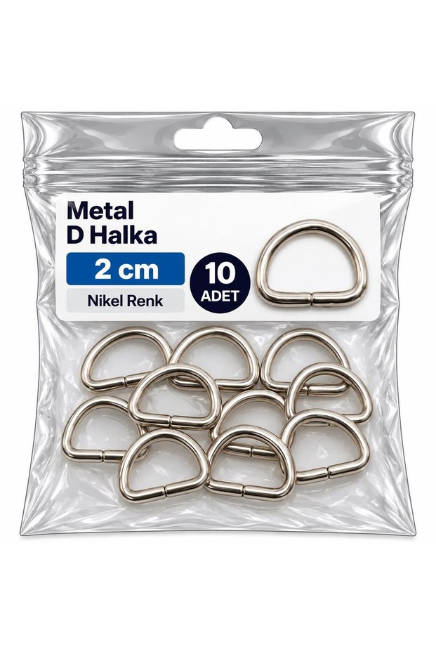 Paracord Accessory Bag, Leash, Connection Metal D Ring 2 cm * 10 Pcs