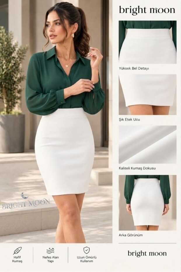 Women's High Waist Body-Hugging Stylish Office Skirt