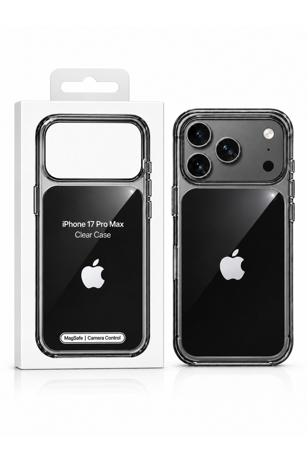 For iPhone 17 Pro Case with Apple Logo and Mag Safe Support