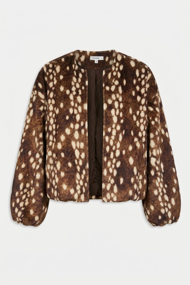 Women's Bambi Pattern Coat