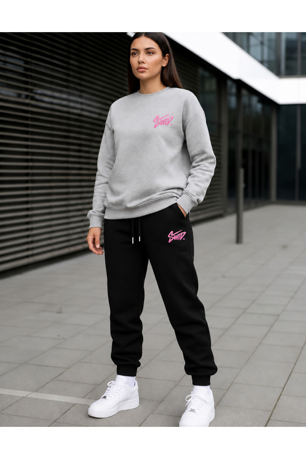 Zero-Collar Sharddonted Sweatshirt Seasonal Svp Printed Women'S/Men's Unisex Model