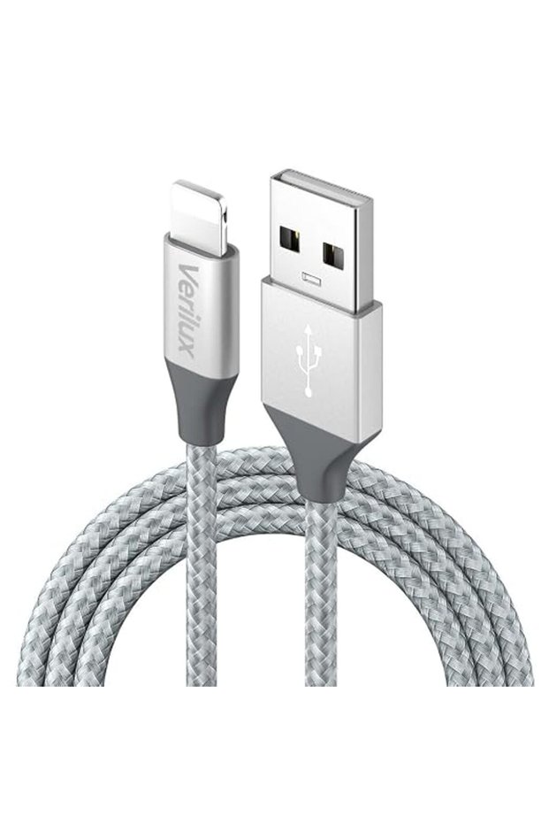 كابل USB A إلى Lightning بطول 10 أقدام/3 أمتار للآيفون، شحن سريع 18 واط/3 أمبير، مزامنة بيانات بسرعة 480 ميجابت في الثانية