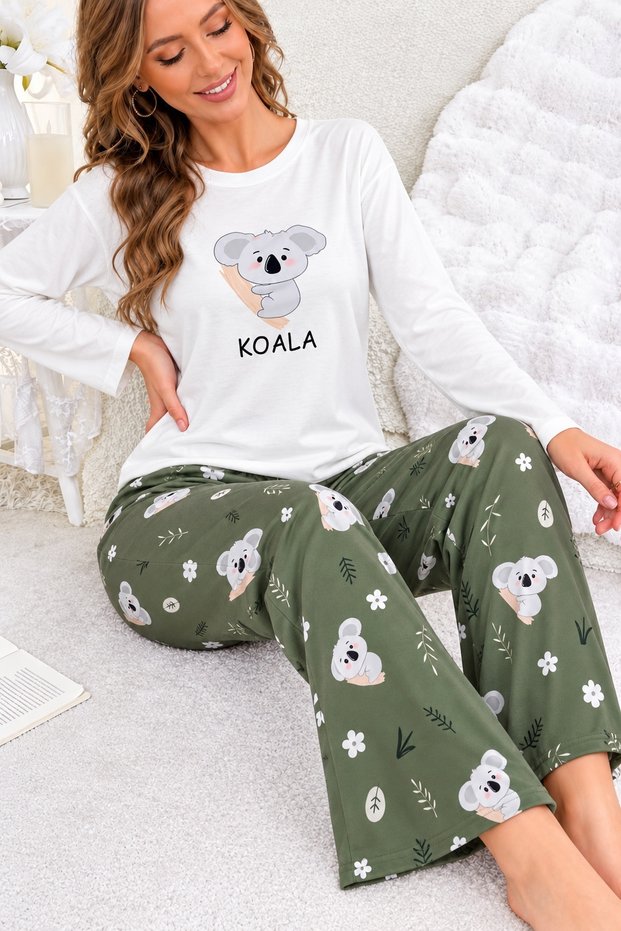 Long Sleeve Supersoft Koalaa Pajama Set