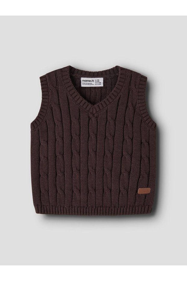 Strickweste Biobaumwoll
