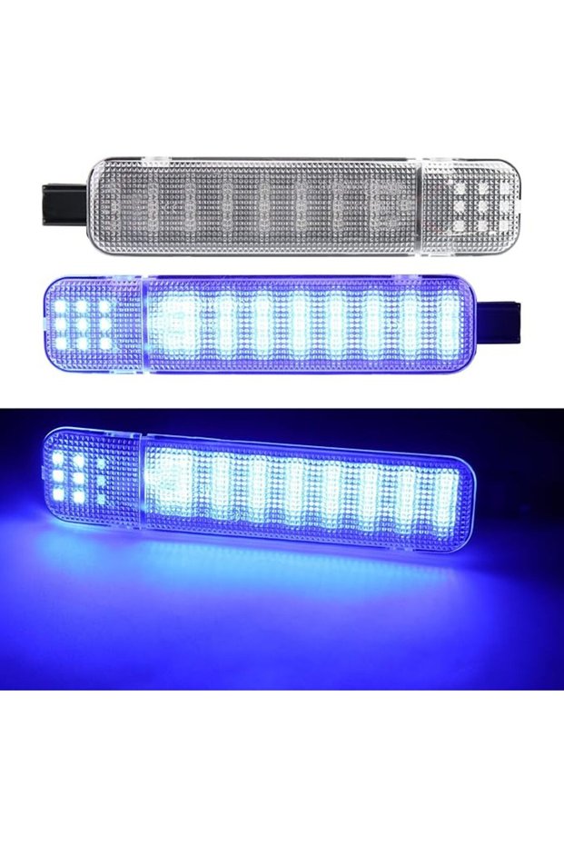 4 قطع من أضواء LED للوحة الأبواب الداخلية متوافقة مع شيفروليه سيلفرادو وجي إم سي سي/كيه وسييرا 1